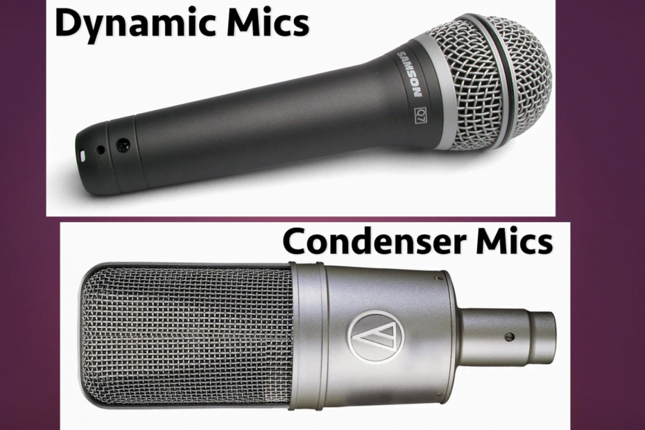 Dynamic Mic vs Condenser Mic Comparison