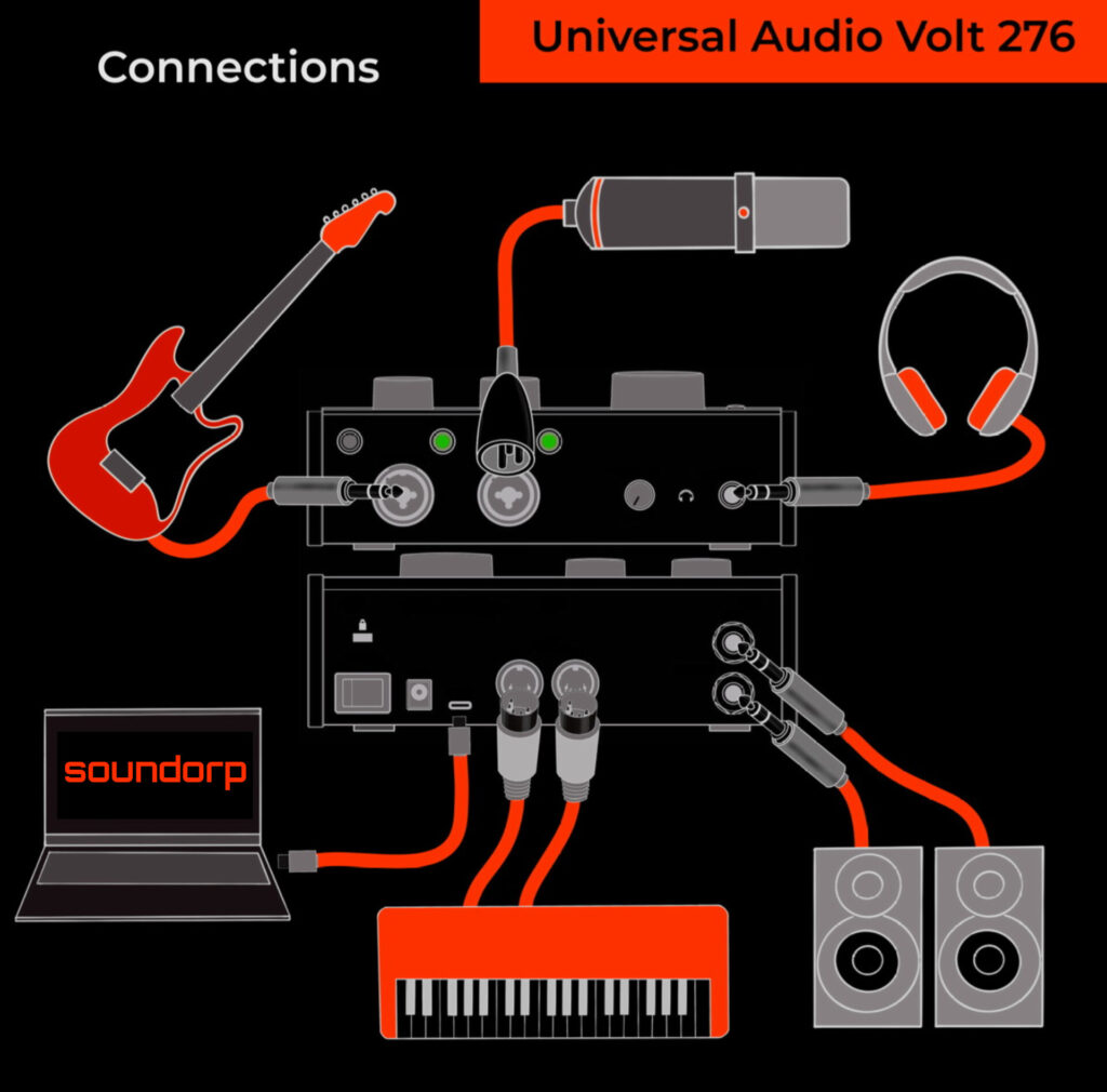 Universal Audio Volt 276 Connections