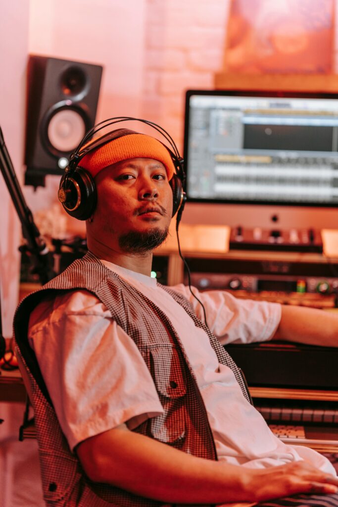 Best Audio Mixer for PC in 2025, man looking at the camera