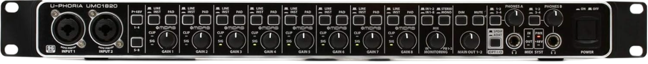 Behringer UMC1820 Channel Audio Interface