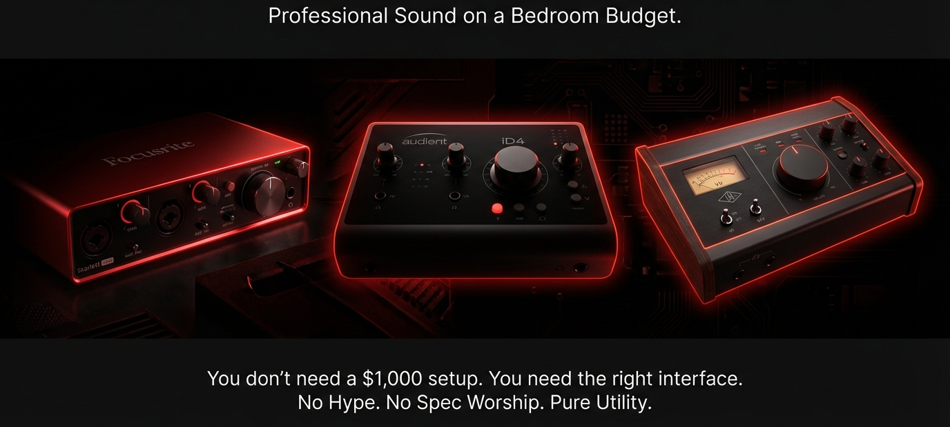 Best Budget Audio Interface: The Top Affordable Ones