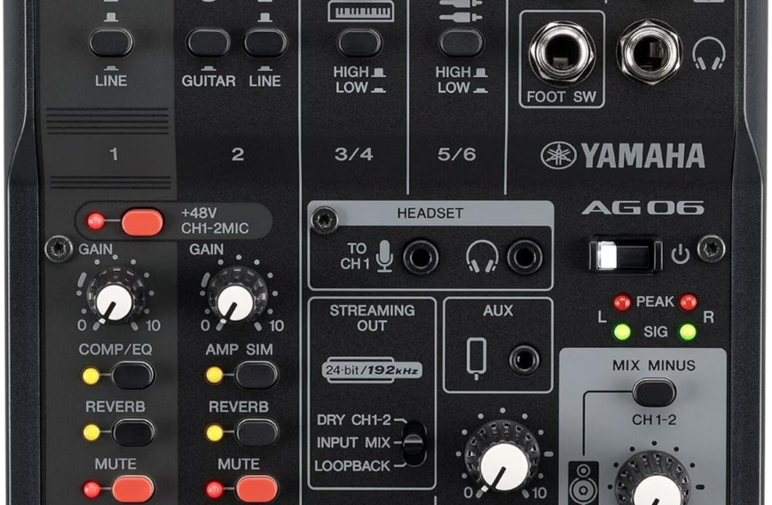 Yamaha AG06MK2 Review (The Actual Truth)